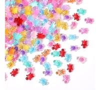 200 Pcs Luminous Mini Resin Turtles - Tiny Turtle Figurines Miniature Sea Creatures - Cute Little Turtles for DIY Crafts - Dollhouse Miniatures Garden Landscape Decorations