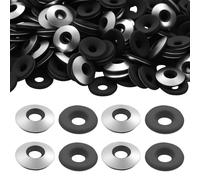 200 Pcs Metal Rubber Washers for Bolts, Stainless Steel EPDM Sealing Washers for Screws, Heavy Duty Neoprene Bonded Sealing Gaskets Washer Set(M6.3 x 16 mm)