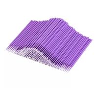 200 PCS Micro Applicators Brushes, Micro Applicators, Eyelash Extension Applicators for Eyelashes Extensions (Purple)