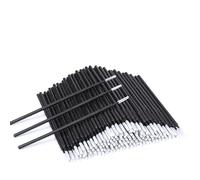 200 Pcs Micro Brushes Micro Applicator Brush Disposable Lash Mascara Applicators for Eye Lashes Brows Eyelash Extension (Black)