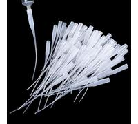 200 PCS Micro Glue Tips Nozzles, Plastic Precision Fine Glue Tips Applicator, Micro-Tips Extender Dispenser for Arts Hobby Projects Model DIY Crafting Bottle Lab Adhesive Dispensing