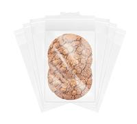 200 Pcs MoloTAR Clear Resealable Cello/Cellophane Good for Bakery,Adhesive Treat, Candle, Soap, Cookie Poly Bags (3*5)
