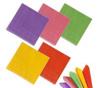 200 PCS Multicolor Paper Napkins Disposable, Rainbow Party Napkins, 2 Ply 25 x 25cm Coloured Serviettes, Cocktail Napkin for Party, Wedding, Family Gathering, Birthdays, Father's Day, Graduation