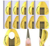 200 Pcs Nail Forms Sticker for Gel Builder, Nail Extension Form for Acrylic, UV Gel, Polygel for Nail Art