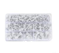 200 Pcs Nylon Insulated Closed End Crimp Connectors Wire Terminal Kit for 22 16/16 14/12 10 Gauge Electrical Connections