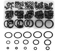 200 Pcs O-Rings Gasket Kit, 15 Sizes Rubber Nitrile Washers O Rings Assorted Set, Kitchen Tap Washers Seals Spacers for Mixer Taps, Plumbing, Rubber Spacer Auto Quick Repair Washers Seal Gasket