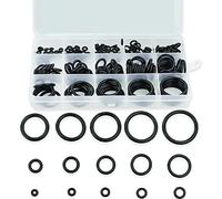 200 Pcs O-Rings Gasket kit, Rubber Nitrile Washers O Rings Assorted, Kitchen Tap Washers Seals Spacers for Mixer Taps, Plumbing, Rubber Spacer Gasket Washers Seal O-Ring Kit - 15 Sizes