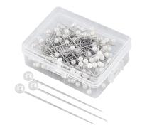 200 Pcs Pearl Pins,Sewing Pins,Dress Pins,Dressmaking Pins for Flowers Wedding Pins Scarf Pins Corsage Pins Stick Pins Floral Pins Dress Pins for Wedding Bouquets Crafts Sewing Pearl Decorations