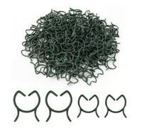 200 Pcs Plant Clips - Durable Garden Clips for Vine Fixing and Stem Support - Adjustable in 2 Sizes - for Supporting Plants, Flowers, and Vegetables in Gardens and Greenhouses