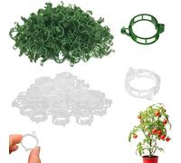 200 PCS Plant Support Clips for Climbing Plants, Reusable Plastic Garden Vine Clips for Tomatoes, Cucumbers and Flowers