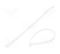 200 pcs : PLT1.5I-C - Cable tie, L: 142mm, W: 3.6mm, polyamide, 178N, natural, Ø