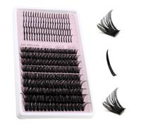 200 Pcs Pointed Fairy Eyelashes, 100D Lash Clusters With Mixed Lengths 12-20mm, Synthetic Fiber Individual Cluster Lashes For Natural Volume And Flawless Glamour