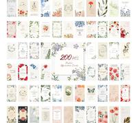 200 PCS Positive Affirmations Cards for Women, 60 Designs Daily Affirmations Cards, Inspirational Motivational Cards Mindfulness Cards Meditation Cards (2” x 3.5”)