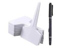 200 Pcs PVC Plant Labels with Marker Pen for Vegetables Flowers