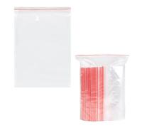 200 Pcs Resealable Clear Plastic Bags - Durable Press-Seal Storage Pouches Perfect for Kitchen Organization, Jewelry Packaging, and Office Stationery Storage (5 x 7cm)