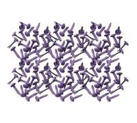 200 Pcs Round Metal Brads 8mm x 15mm Round Scrapbooking Brads Paper Fasteners Purple Split Pins for DIY Crafts Making