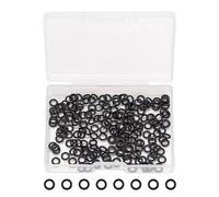 200 Pcs Seal Ring for Coffee Machine Brewing Group, Replacement Silicone Sealing O-rings for Espresso Machine Support Valve Steam Valve Maintenance Parts Gaskets (black)