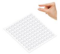 200 PCS Silicone Door Bumpers, 8 x 2mm Mini Buffer Furniture Pads, Clear Adhesive Door Bumpers Protector, Furniture Door Drawers for Furniture, Glass Tables, Crafts, Wall Protectors