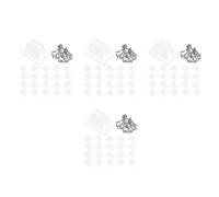 200 Pcs Silicone LED Strip Mounting Clips 6mm Width with Screws | Clip-on Brackets, Snug Clamp Build, Curved Surfaces and Display Cases, with Matching Screws