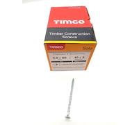 200 Pcs Silver Wood Screws Double Countersunk General Purpose (5mm x 80mm)