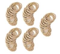 200 Pcs Small Hair Bands, 2mm Elastic Hair Ties Ponytail Holders for Fine Hair, Bulk Hair Ties No Metal Gentle Elastics for Women Men Girls Kids (Beige)
