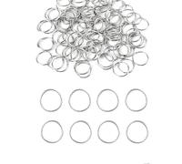 200 PCS Stainless Steel Open Jump Rings Metal Split Rings Super Strong Open Jump Rings Connectors for Choker Necklaces Bracelet Chain Maille Jewellery Making(10mm)