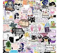 200 PCS Stickers, Laptop Sticker, Waterproof Aesthetic Stickers for Kindle Case, Bookish Stickers for Boys and Girls, Funny Reading Sticker for Laptop, Water Bottle, Guitar, Scrapbook, Notebook