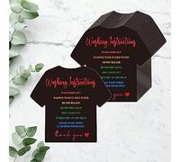 200 PCS T Shirt Washing Instruction Cards, Washing Care Cards Clothes Cleaning Instruction Insert Eye-catching Customer Direction Card for Small Business Online Shop Owner (3.6” x 3.4”)