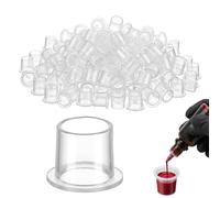 200 Pcs Tattoo Ink Caps Cups, Small 8mm Disposable Ink Cap, Pigment Cups