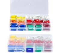 200 PCS Torpedo Fuses Continental Fuse, European Automotive Fuse Car Torpedo Fuses With Storage Box 5A 8A 16A 20A 25A 30A 40A for Automotive Electronics
