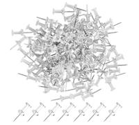 200 PCS Transparent Push Pins Plastic Head Poster Pins Drawing Pins with Storage Clear Thumb Tacks for Cork, Map, Notice and Bulletin Boards