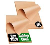 200 PCS Unbleached Parchment Paper Sheets for Baking 12x16 Inches, Non-Stick and Non-Toxic Pre-cut Parchment Sheets for Oven, Cooking, Grilling, Air Fryer and Steaming - Fit for Half Sheet Pans
