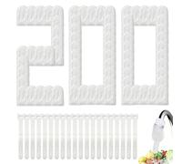 200 Pcs Universal High Density Cotton Tap Filter Bags | Tap Sediment Filter for Kitchen, Bathroom, Home, Office, Drinking, Cooking, for Removing Lime, Sand and Rust