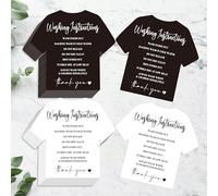 200 PCS Washing Instruction Cards, Clothes T Shirt Cleaning Care Instruction Insert Customer Direction Card for Small Business Packaging Online Shop Owner (3.5” x 3.4”, Black & White)