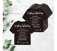 200 PCS Washing Instruction Cards, Clothes T Shirt Cleaning Care Instruction Insert Customer Direction Card for Small Business Packaging Online Shop Owner (3.6” x 3.4”)