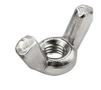 200 Pcs Wing Nuts Hand Twist Fasteners M4-M12 Butterfly Thumb Screw Hardware For DIY Tools(M8-2.8cm)