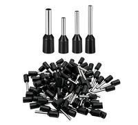 200 Pcs Wire Ferrule Connectors, Insulated Crimp Copper Ferrules Terminals for Electrical Projects - VE0506 VE0508 VE0510 VE2510