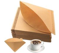 200 PcsCoffee Filter Papers Size 1, Coffee Paper Filters, Compatible with Size 01 Unbleached Cone Filter Papers for Pour Over Dripper Drip Coffee Makers (1-2 Cups)