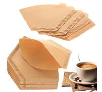 200 PcsCoffee Filter Papers Size 1, Unbleached Fan-Shaped Coffee Paper Filters, Compatible with Size 01 Filter Papers for Pour Over Dripper Drip Coffee MakersCoffee Dripper (1-2 Cups)