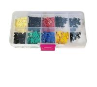 200-piece Cap Kit for Short Circuit Testing - 2.54mm 2.0mm Terminal Block Shorting Links Compatible with for Arduino PCB HDD and Motherboard Projects