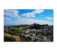 200 Piece Jigsaw Puzzle United Kingdom England Arthur's Seat Edinburgh Art Game Travel Souvenir 35x25CM