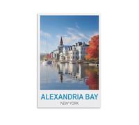 200 Piece Jigsaw Puzzles,Alexandria Bay New York,Puzzles for Adults Educational Game Challenge Toys 200 Pieces Puzzles for Adults Children 35x25cm