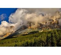 200 Piece Jigsaw Puzzles, Educational Puzzle Toys for Toddlers Boys Girls, Trees, Mountains, Rocks, Canada 35x25CM