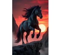 200 Piece Jigsaw Puzzles for Adults Animal Horse, Educational Games, Challenging & Brainteasing for Men Women Elders Seniors, Puzzle 200 Pieces