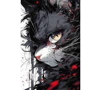 200 Piece Jigsaw Puzzles for Adults Anime Cat Puzzle Fun Challenges Perfect for Relaxation Letter Printed on Back Interlock Perfectly No Dust for Men Women Elders Seniors 13.8 x 9.8 inch