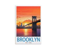 200 Piece Jigsaw Puzzles for Adults Brooklyn New York Classic Puzzle Kids Puzzle Challenging And Difficult Puzzles for Adults And Teens 35x25cm