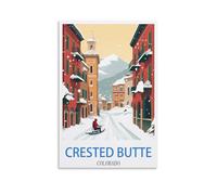 200 Piece Jigsaw Puzzles for Adults Crested Butte Colorado Jigsaw Adult Decompression Game Puzzle Students Toys for Children Christmas Birthday Gifts 35x25cm