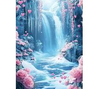 200 Piece Jigsaw Puzzles for Adults, Impossible Hard Difficult Challenging jigsaw puzzle 200 pieces adult Puzzles Classic Educational Games 35x25cm,Fantasy Winter World