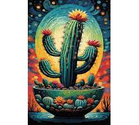 200 Piece Jigsaw Puzzles for Adults Landscape Cactus Challenging Puzzle Educational Games Puzzle for Adults 200 Pieces Family Game Great Gift Idea, 13.8 x 9.8 inch