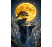 200 Piece Jigsaw Puzzles for Adults Moon Mountain Challenging Puzzle Educational Games Puzzle for Adults 200 Pieces Family Game Great Gift Idea, 13.8 x 9.8 inch